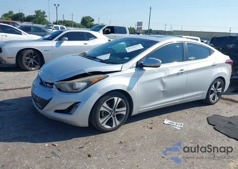 2014 Hyundai Elantra Sport from USA, damaged, VIN KMHDH4AH2EU151729
